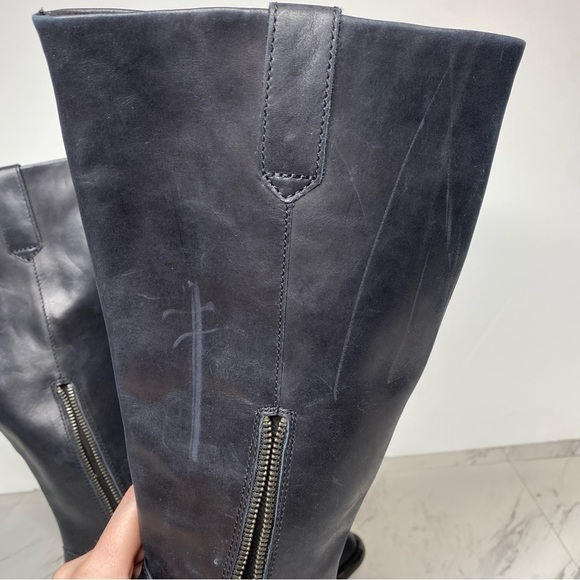 Born Shaunie Black Leather Riding Boot 6M - Picture 7 of 14